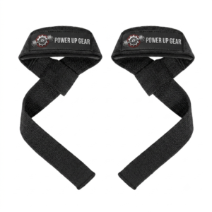 powerup heavy duty padded weightlifting straps 5mm neoprene wrist support