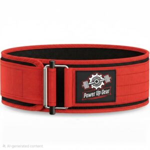 Power Up Gear 4 inch weight lifting belt for squats and deadlifts