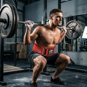Power Up Gear 4 Inch Weight Lifting Belt – Detail Power Up Gear 4 inch weight lifting belt detail